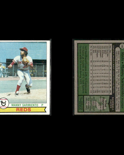 Cincinnati Reds 1979 Topps Baseball 36-Card Lot Topps VG