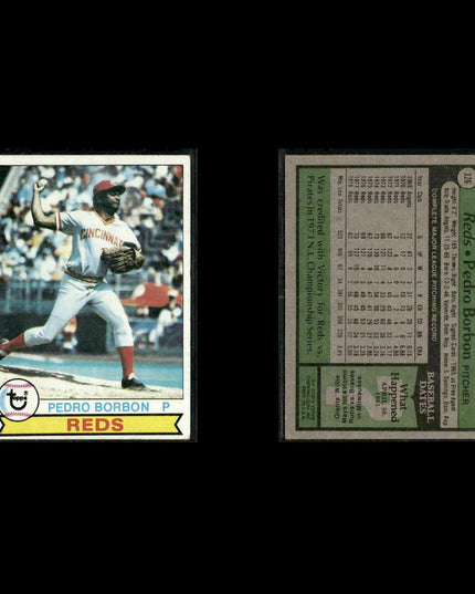 Cincinnati Reds 1979 Topps Baseball 36-Card Lot Topps VG
