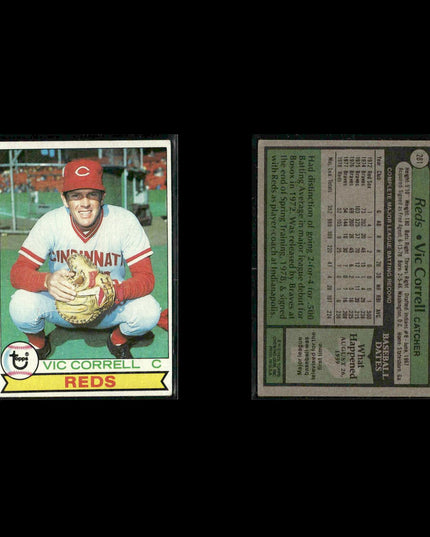Cincinnati Reds 1979 Topps Baseball 36-Card Lot Topps VG