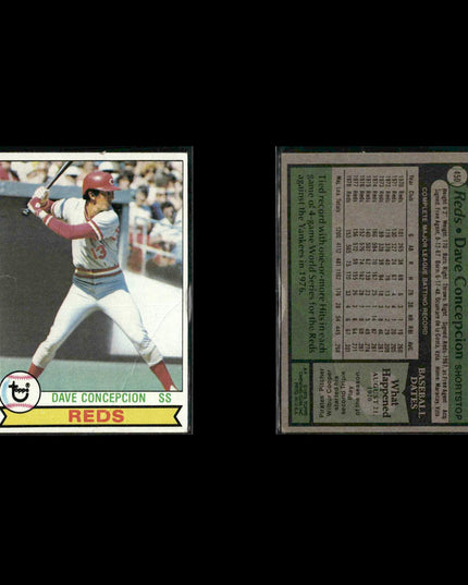 Cincinnati Reds 1979 Topps Baseball 36-Card Lot Topps VG