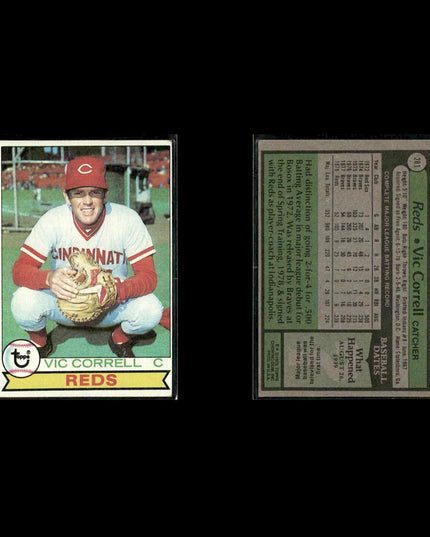 Cincinnati Reds 1979 Topps Baseball 36-Card Lot Topps VG
