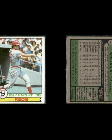 Cincinnati Reds 1979 Topps Baseball 36-Card Lot Topps VG