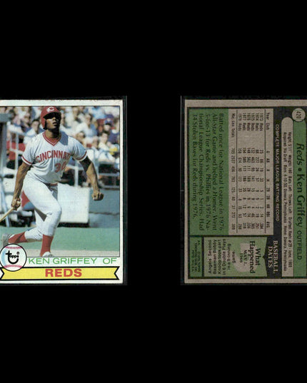 Cincinnati Reds 1979 Topps Baseball 36-Card Lot Topps VG
