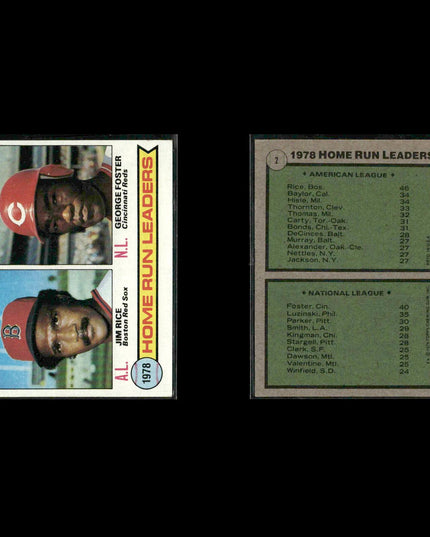 Cincinnati Reds 1979 Topps Baseball 36-Card Lot Topps VG