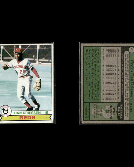Cincinnati Reds 1979 Topps Baseball 36-Card Lot Topps VG