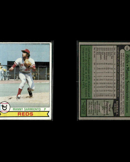 Cincinnati Reds 1979 Topps Baseball 36-Card Lot Topps VG