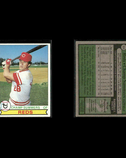 Cincinnati Reds 1979 Topps Baseball 36-Card Lot Topps VG