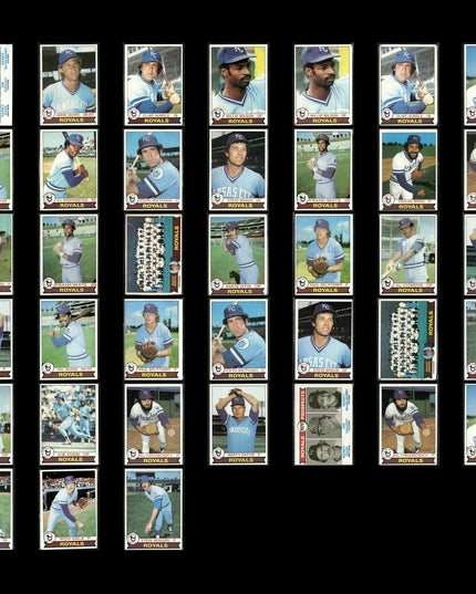 Kansas City Royals 1979 Topps Baseball 38-Card Lot Topps VG