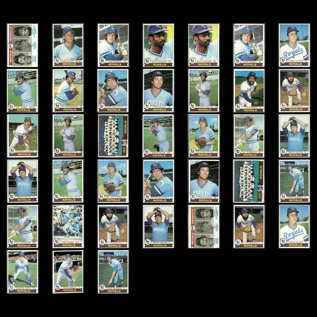 Kansas City Royals 1979 Topps Baseball 38-Card Lot Topps VG