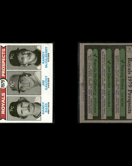 Kansas City Royals 1979 Topps Baseball 38-Card Lot Topps VG
