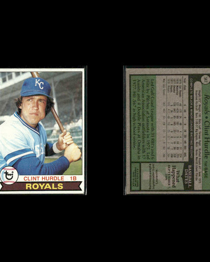 Kansas City Royals 1979 Topps Baseball 38-Card Lot Topps VG