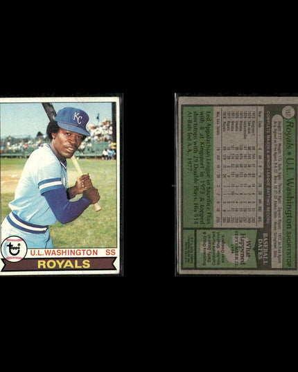 Kansas City Royals 1979 Topps Baseball 38-Card Lot Topps VG