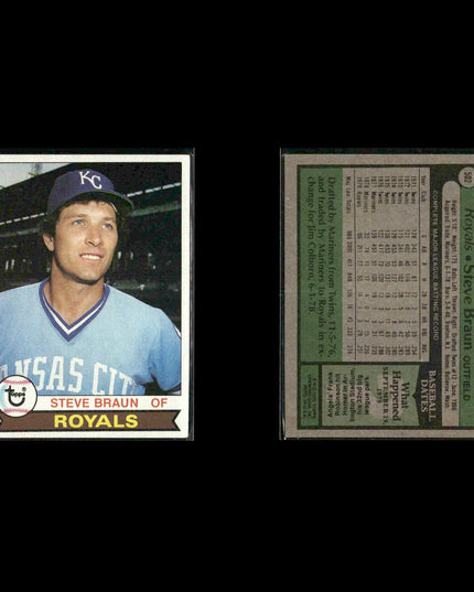 Kansas City Royals 1979 Topps Baseball 38-Card Lot Topps VG
