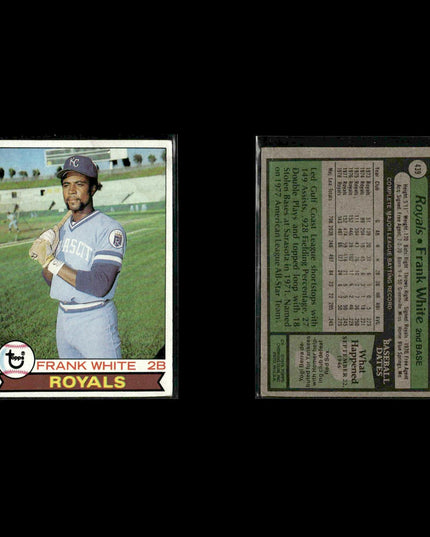Kansas City Royals 1979 Topps Baseball 38-Card Lot Topps VG