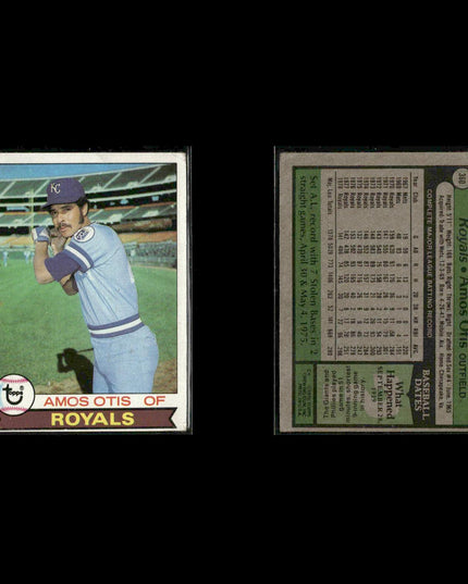 Kansas City Royals 1979 Topps Baseball 38-Card Lot Topps VG