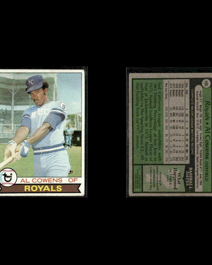 Kansas City Royals 1979 Topps Baseball 38-Card Lot Topps VG