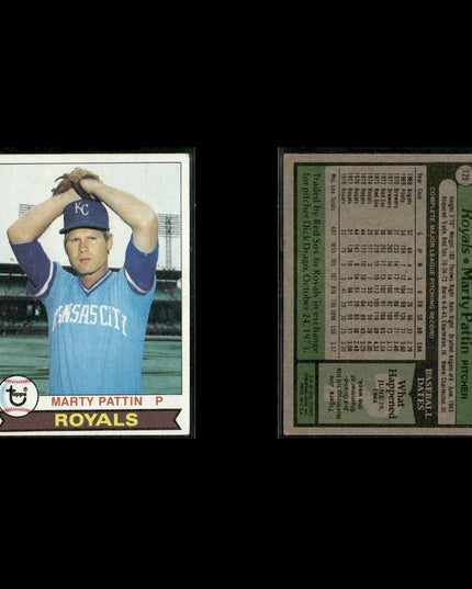 Kansas City Royals 1979 Topps Baseball 38-Card Lot Topps VG