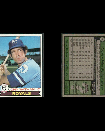Kansas City Royals 1979 Topps Baseball 38-Card Lot Topps VG