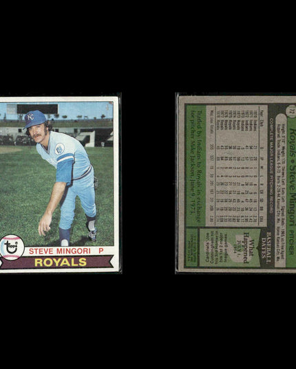 Kansas City Royals 1979 Topps Baseball 38-Card Lot Topps VG