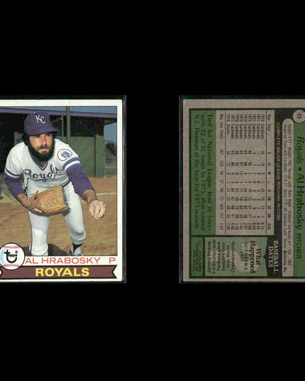 Kansas City Royals 1979 Topps Baseball 38-Card Lot Topps VG