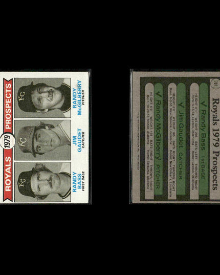 Kansas City Royals 1979 Topps Baseball 38-Card Lot Topps VG