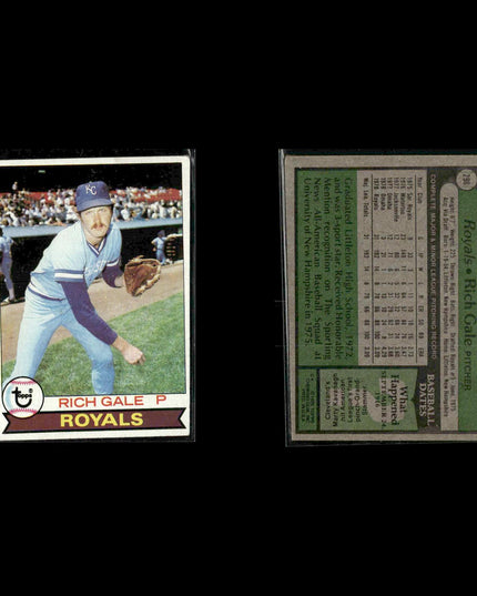 Kansas City Royals 1979 Topps Baseball 38-Card Lot Topps VG