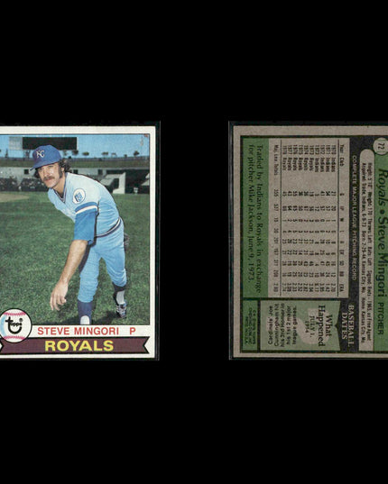 Kansas City Royals 1979 Topps Baseball 38-Card Lot Topps VG