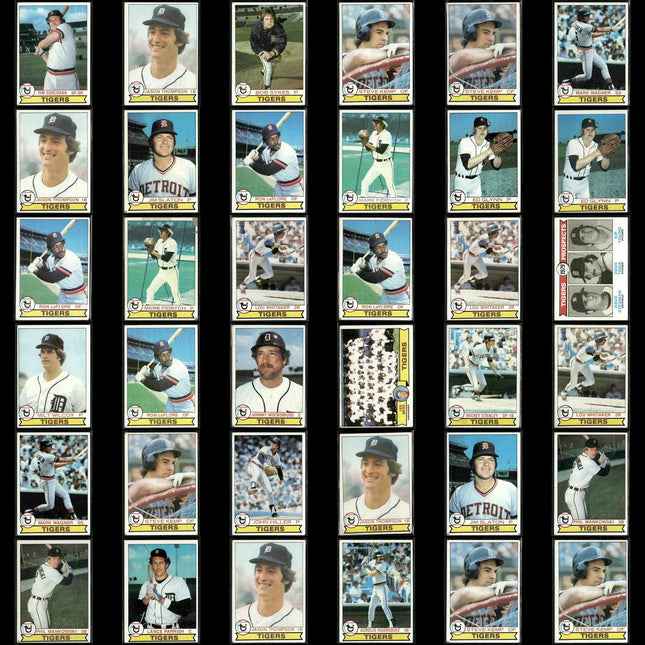 Detroit Tigers 1979 Topps Baseball 36-Card Lot Topps VG