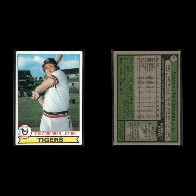 Detroit Tigers 1979 Topps Baseball 36-Card Lot Topps VG