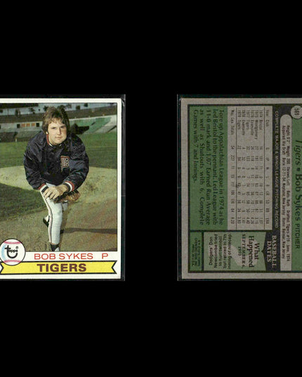 Detroit Tigers 1979 Topps Baseball 36-Card Lot Topps VG