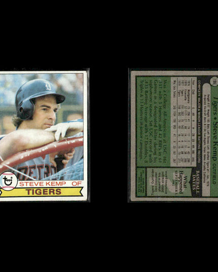 Detroit Tigers 1979 Topps Baseball 36-Card Lot Topps VG