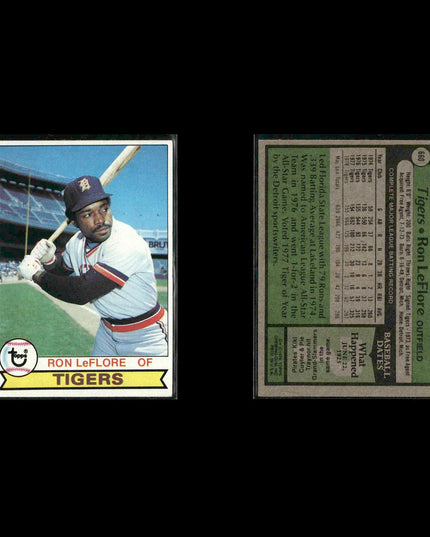 Detroit Tigers 1979 Topps Baseball 36-Card Lot Topps VG