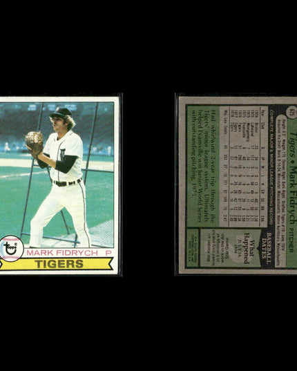 Detroit Tigers 1979 Topps Baseball 36-Card Lot Topps VG