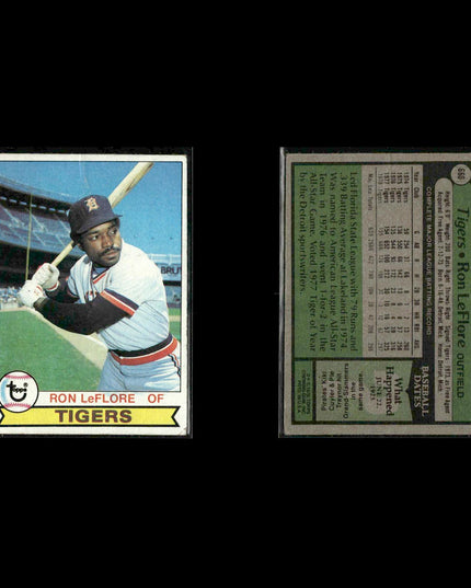 Detroit Tigers 1979 Topps Baseball 36-Card Lot Topps VG