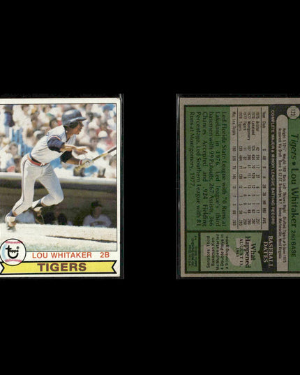 Detroit Tigers 1979 Topps Baseball 36-Card Lot Topps VG