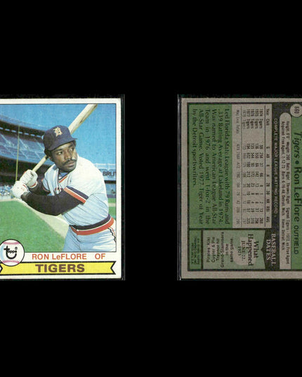 Detroit Tigers 1979 Topps Baseball 36-Card Lot Topps VG