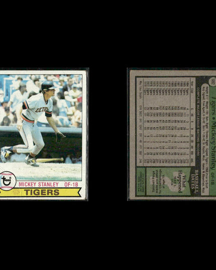 Detroit Tigers 1979 Topps Baseball 36-Card Lot Topps VG