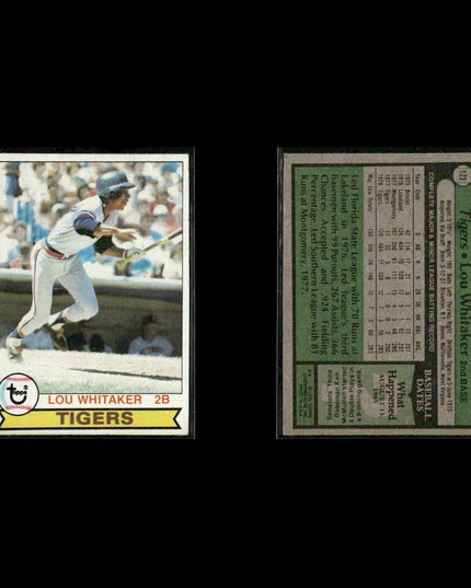 Detroit Tigers 1979 Topps Baseball 36-Card Lot Topps VG