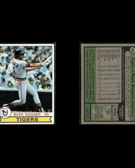 Detroit Tigers 1979 Topps Baseball 36-Card Lot Topps VG