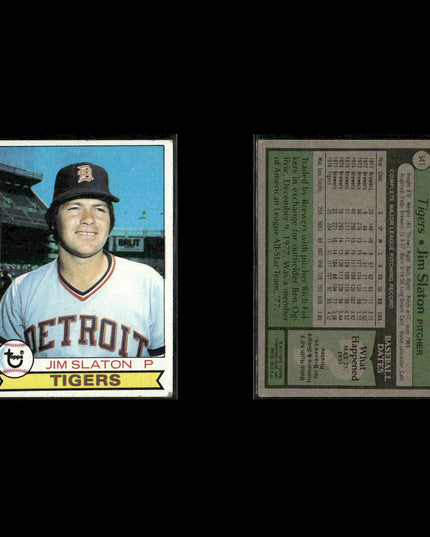 Detroit Tigers 1979 Topps Baseball 36-Card Lot Topps VG