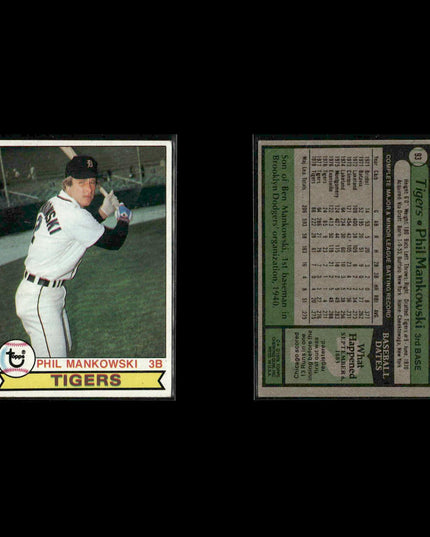 Detroit Tigers 1979 Topps Baseball 36-Card Lot Topps VG