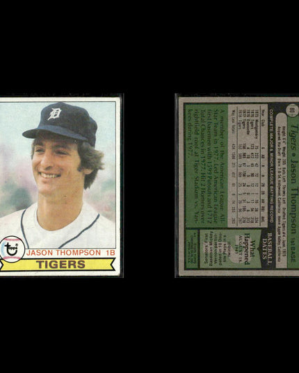 Detroit Tigers 1979 Topps Baseball 36-Card Lot Topps VG