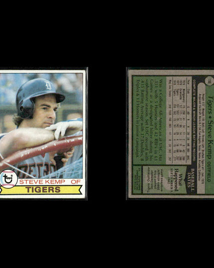 Detroit Tigers 1979 Topps Baseball 36-Card Lot Topps VG