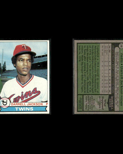 Minnesota Twins 1979 Topps Baseball 61-Card Lot Topps VG