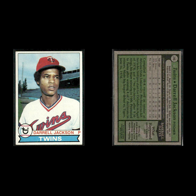 Minnesota Twins 1979 Topps Baseball 61-Card Lot Topps VG