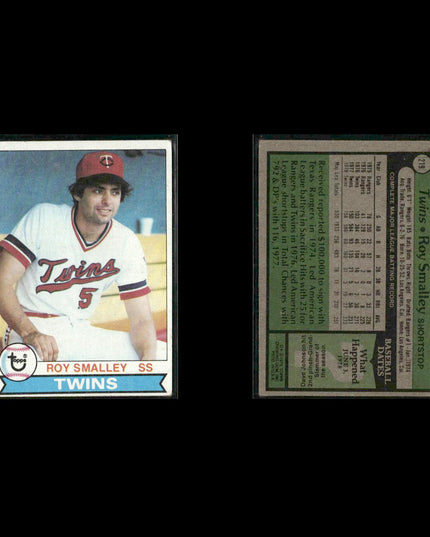 Minnesota Twins 1979 Topps Baseball 61-Card Lot Topps VG