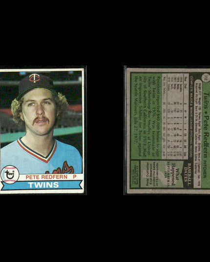 Minnesota Twins 1979 Topps Baseball 61-Card Lot Topps VG