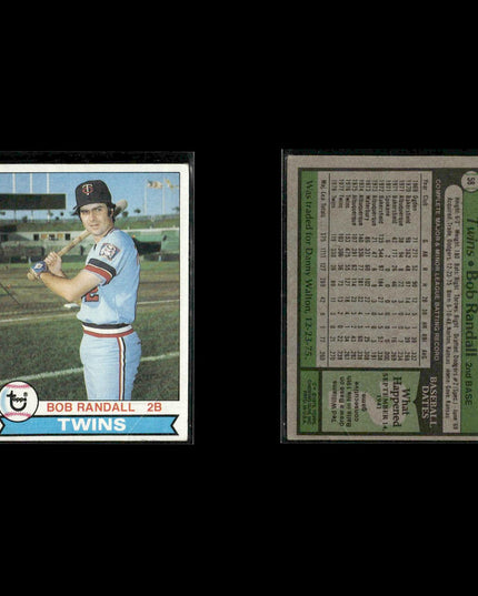 Minnesota Twins 1979 Topps Baseball 61-Card Lot Topps VG