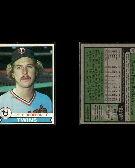 Minnesota Twins 1979 Topps Baseball 61-Card Lot Topps VG