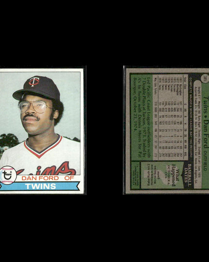 Minnesota Twins 1979 Topps Baseball 61-Card Lot Topps VG